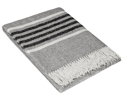 Richmond Wool Throw - Grey