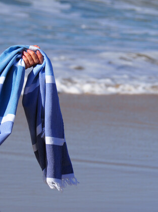 SORRENTO COTTON TOWEL - SKY