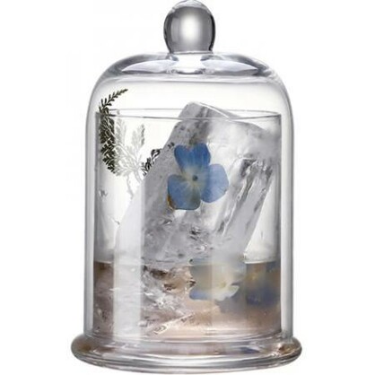 MOUTH BLOWN GLASS CLOCHE BASE LARGE (NEEDS WASHING)