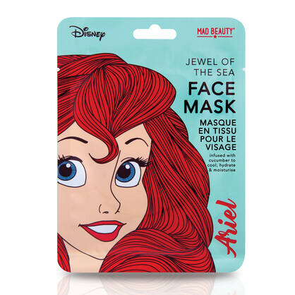 DISNEY PRINCESS ARIEL SHEET FACE MASK