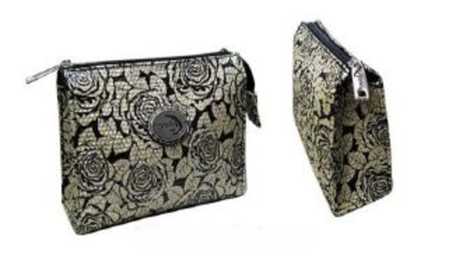 MONDO DESIGNER COSMETIC BAG SERENA CLUTCH VANITY