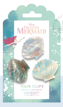 DISNEY CLASSIC LITTLE MERMAID HAIR CLIPS