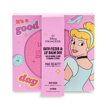 DISNEY PRINCESS EXP YRSLF BATH FIZZER & LIP BALM SET CINDERELLA