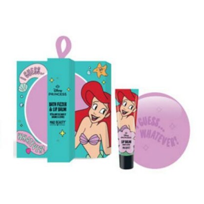 DISNEY PRINCESS EXPRESS YOURSELF BATH FIZZER & LIP BALM SET ARIEL