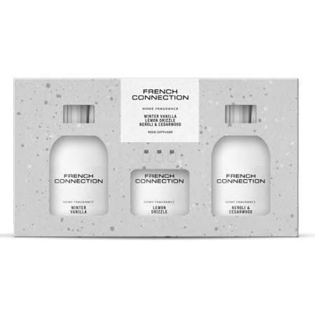 FRENCH CONNECTION BLACK & WHITE DIFFUSER 60ML X3 WINTER VANIL