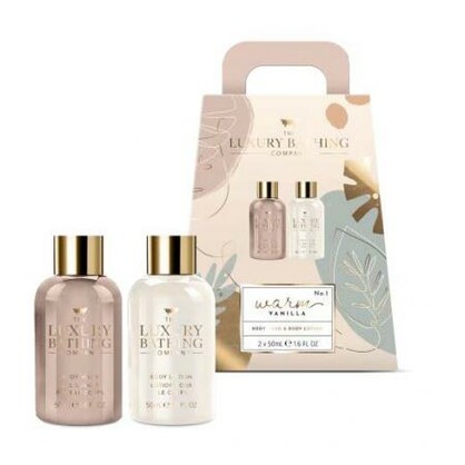LUXURY BATHING COMPANY WARM VANILLA MINI BODY DUO -
