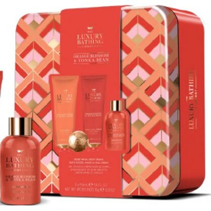 LUXURY BATHING COMPANY ORANGE BLOSSOM TONKA BEAN RELAX UNWIND