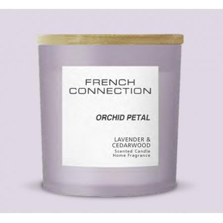 FRENCH CONNECTION PASTEL RANGE CANDLE 322G ORCHID PETAL