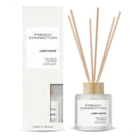 FRENCH CONNECTION PASTEL RANGE REED DIFFUSER 100ML WHITE LINEN