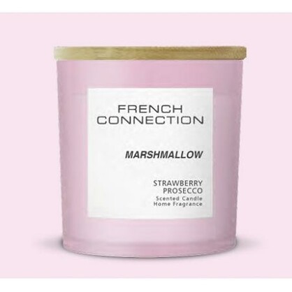 FRENCH CONNECTION PASTEL RANGE CANDLE 322G MARSHMALLOW