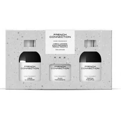 FRENCH CONNECTION BLACK & WHITE DIFFUSER 60ML X3 LEMON AND LA