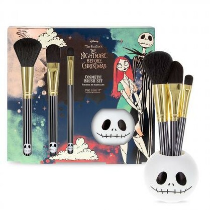 DISNEY TIM BURTON NIGHTMARE BEFORE CHRISTMAS COSMETIC BRUSH SET