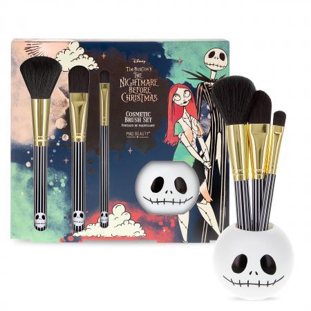 DISNEY TIM BURTON NIGHTMARE BEFORE CHRISTMAS COSMETIC BRUSH SET