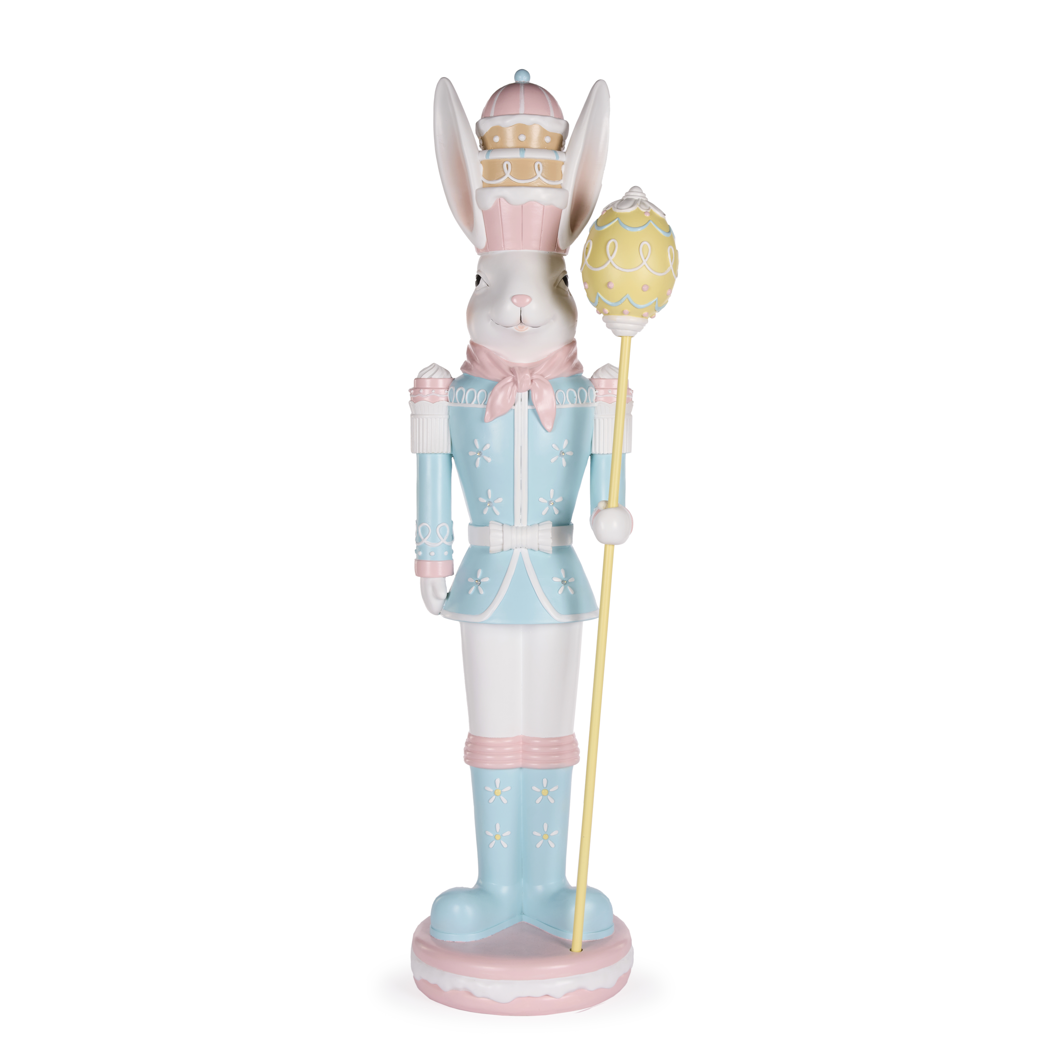 Nutcracker Rabbit Wholesale PASTEL RABBIT NUTCRACKER LED W/ STAFF - Holly and Ivy ...