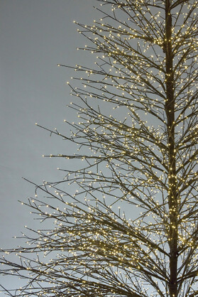300 CM LED BLACK SPARKLE TREE