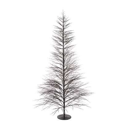 300 CM LED BLACK SPARKLE TREE