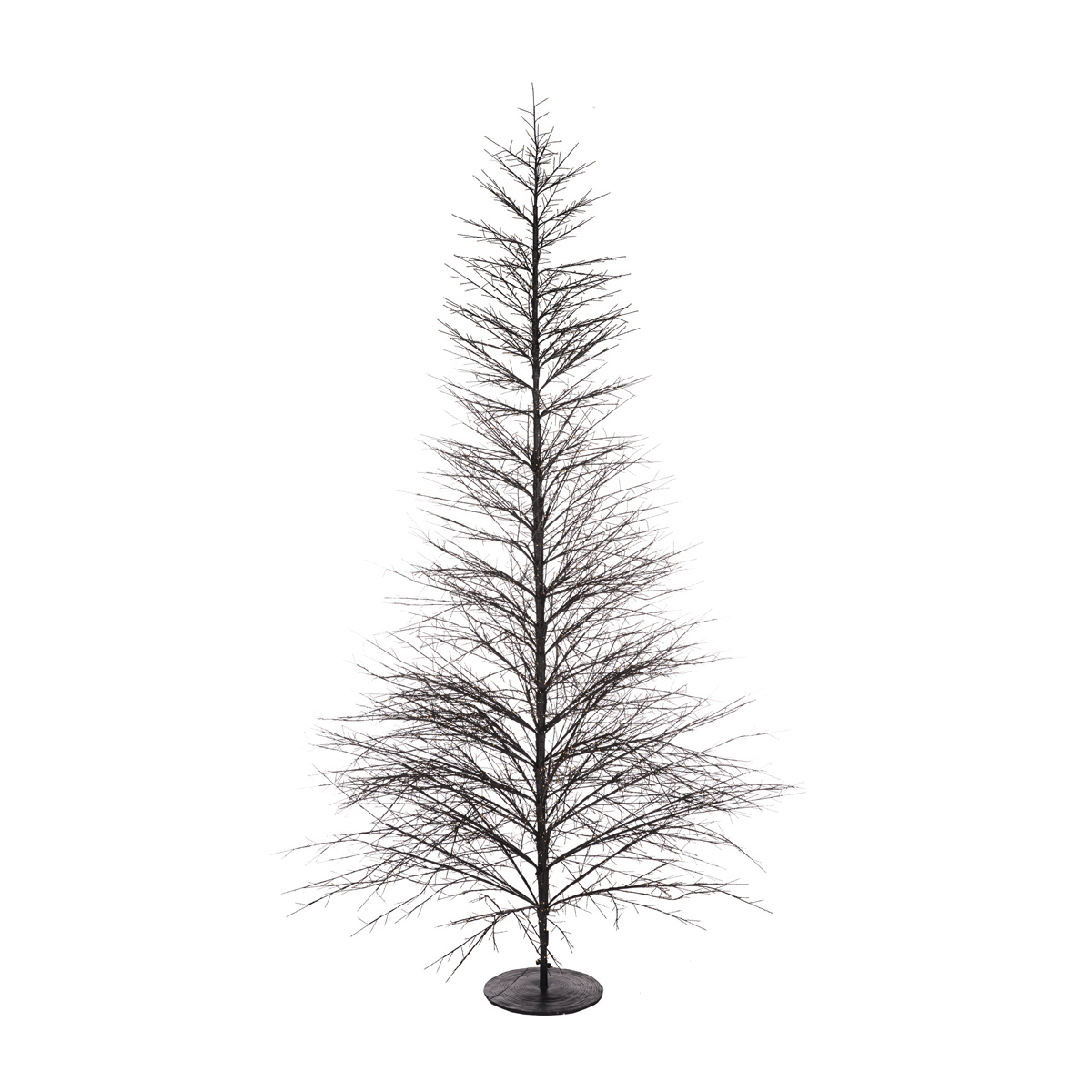 300 CM LED BLACK SPARKLE TREE