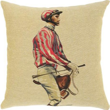 Pink Stripe Jockey: Saddle