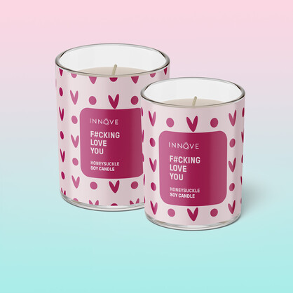 Honeysuckle Soy Candle | F#cking Love You - Small