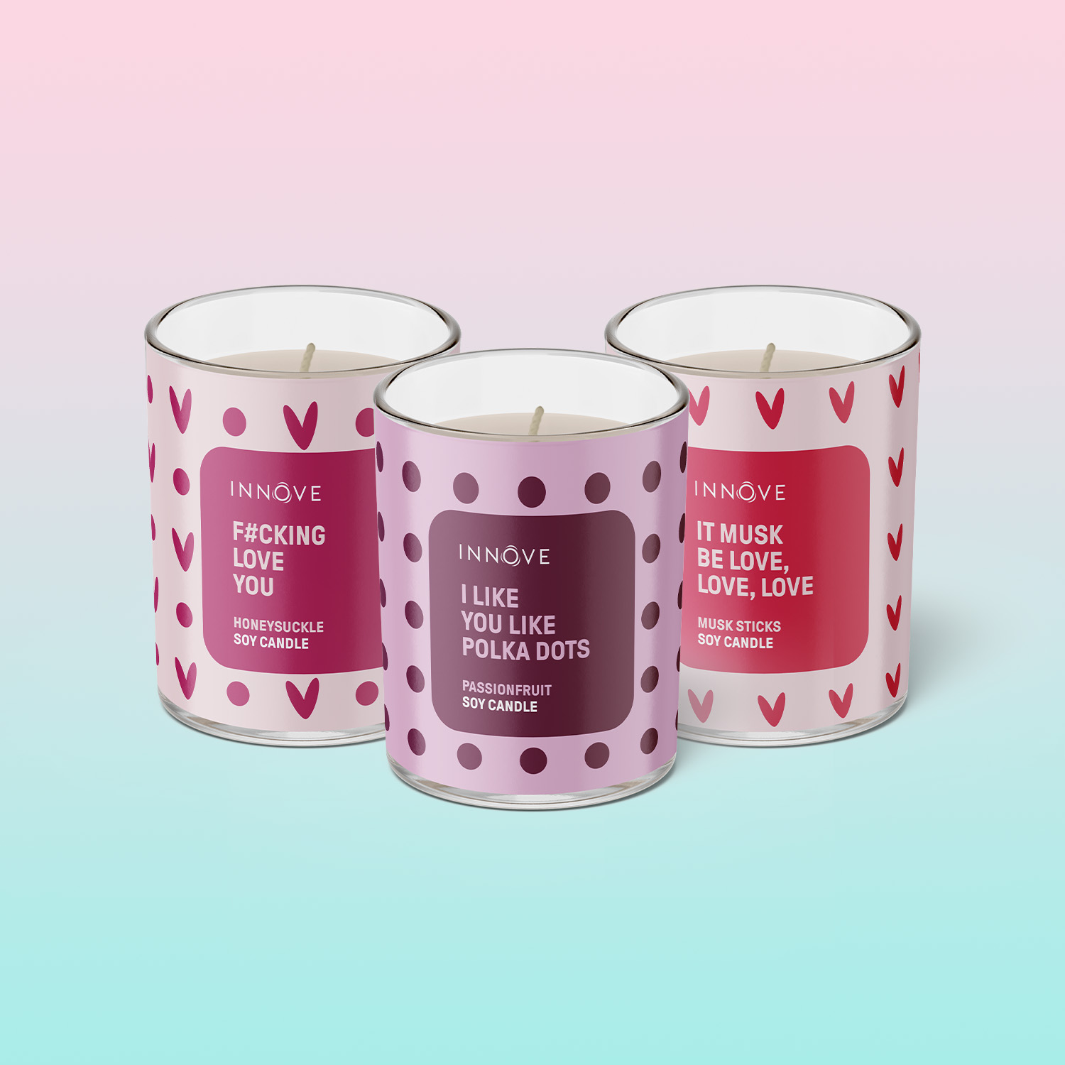 Musk Sticks Soy Candle | It Musk Be Love - Small