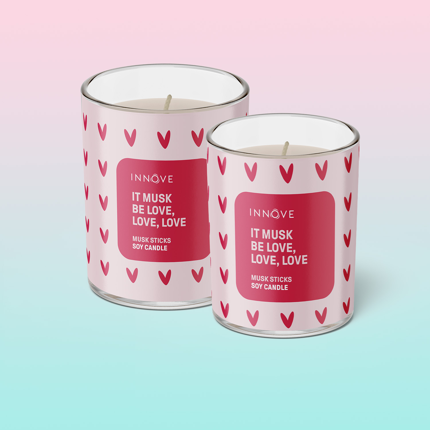 Musk Sticks Soy Candle | It Musk Be Love - Small