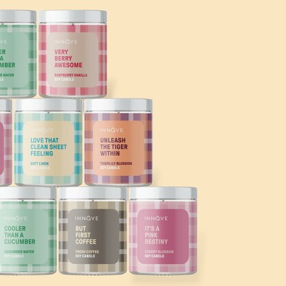 Raspberry Vanilla Soy Candle | Very Berry Awesome