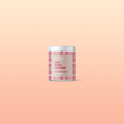 Raspberry Vanilla Soy Candle | Very Berry Awesome