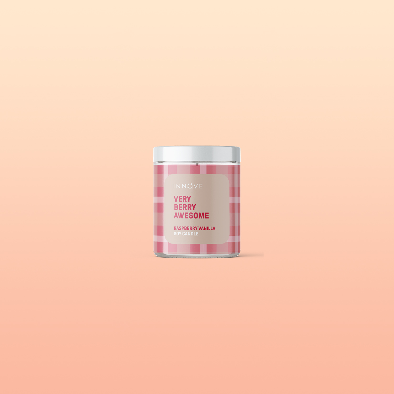 Raspberry Vanilla Soy Candle | Very Berry Awesome