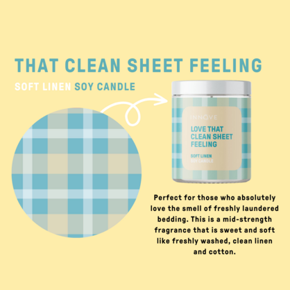 Soft Linen Soy Candle | Love That Clean Sheet Feeling