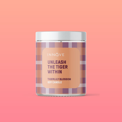 Tigerlily Blossom Soy Candle | Unleash The Tiger Within
