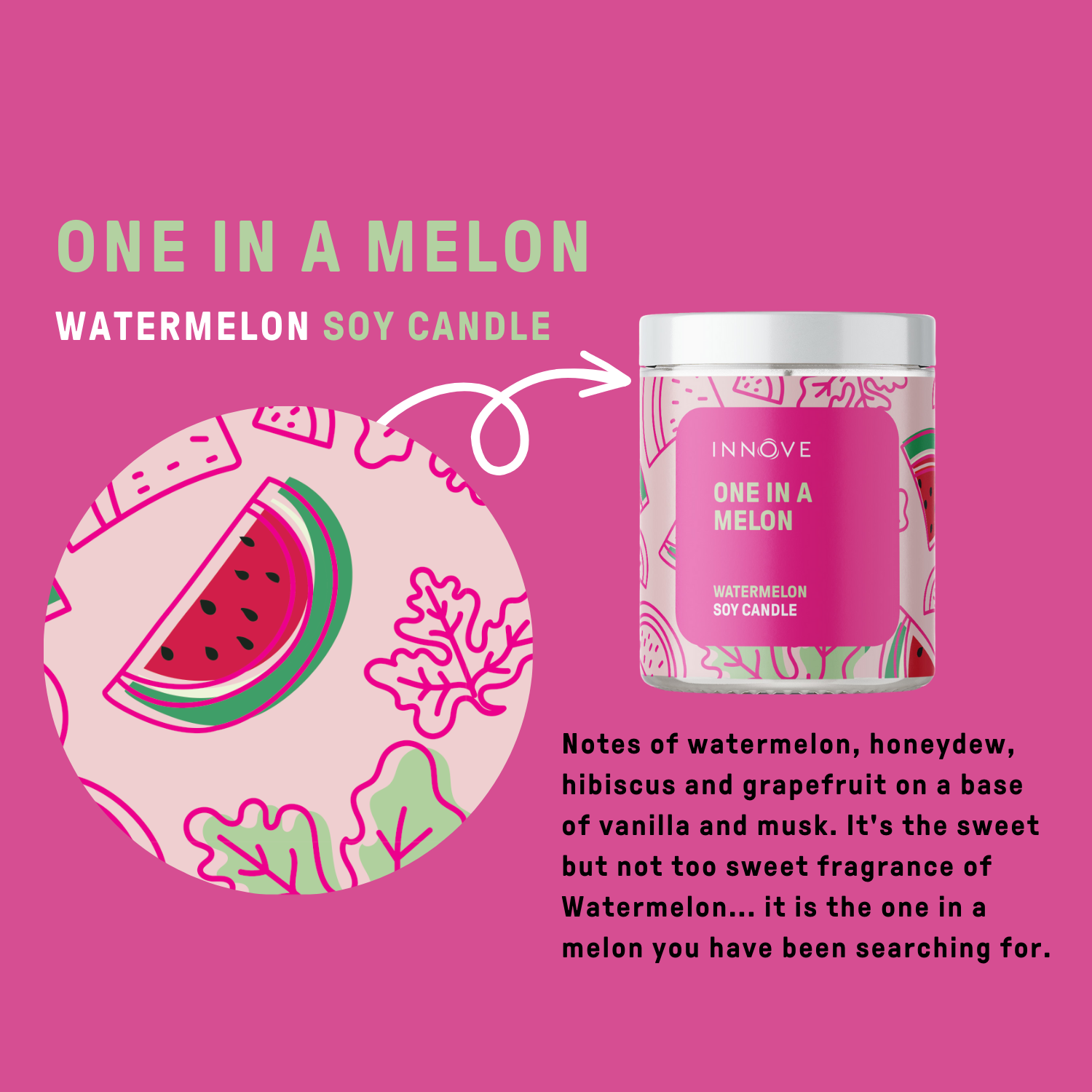 Watermelon Soy Candle | One In A Melon