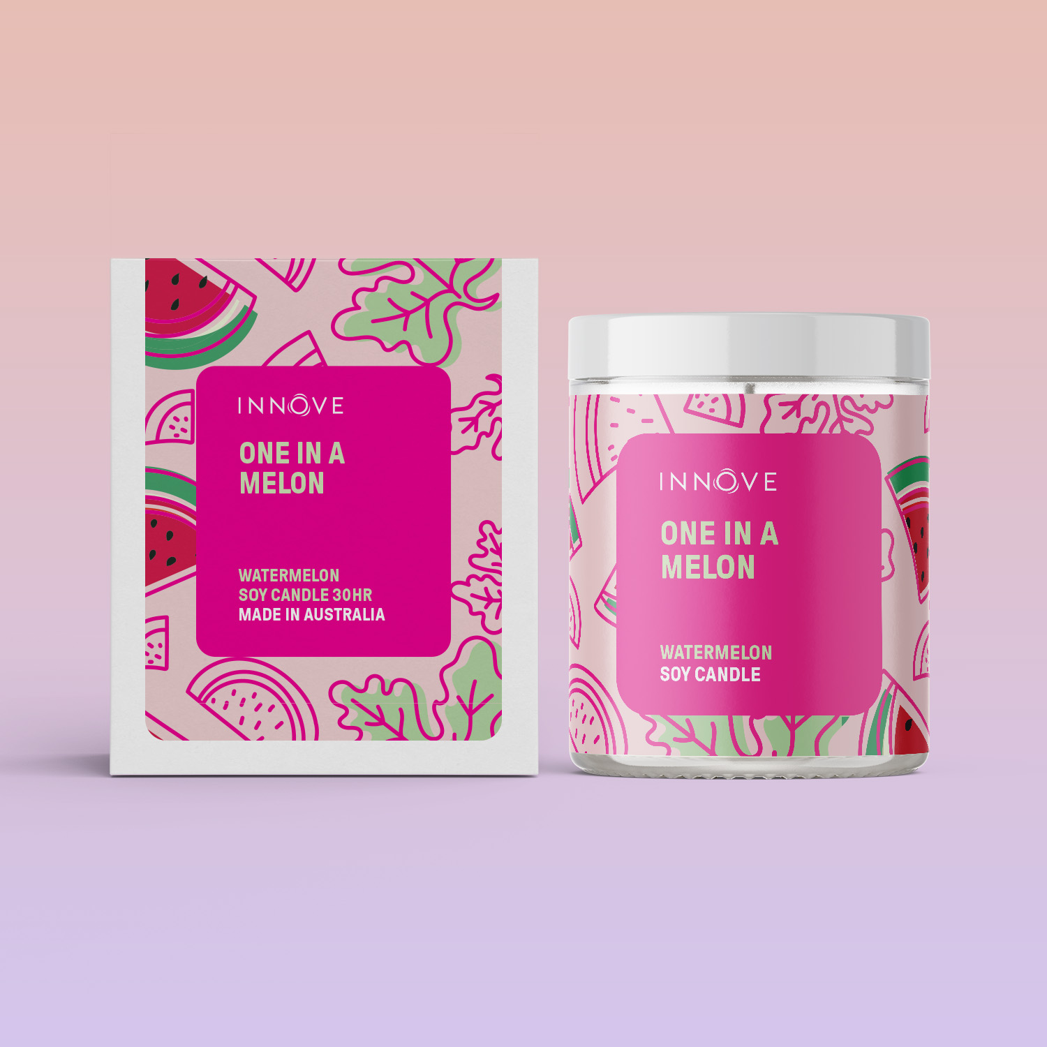 Watermelon Soy Candle | One In A Melon