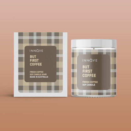 Fresh Coffee Soy Candle | But First Coffee