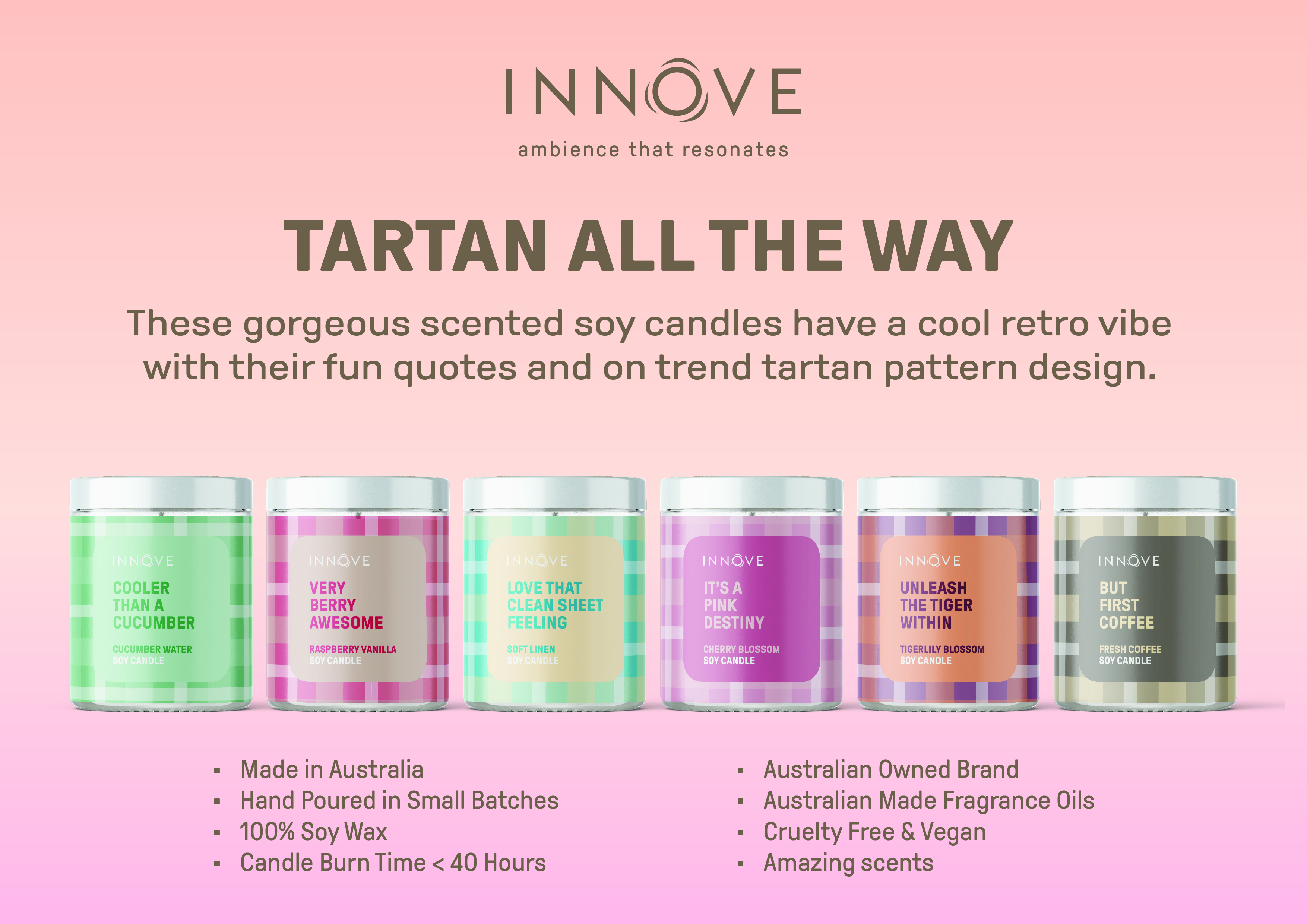 Raspberry Vanilla Soy Candle | Very Berry Awesome