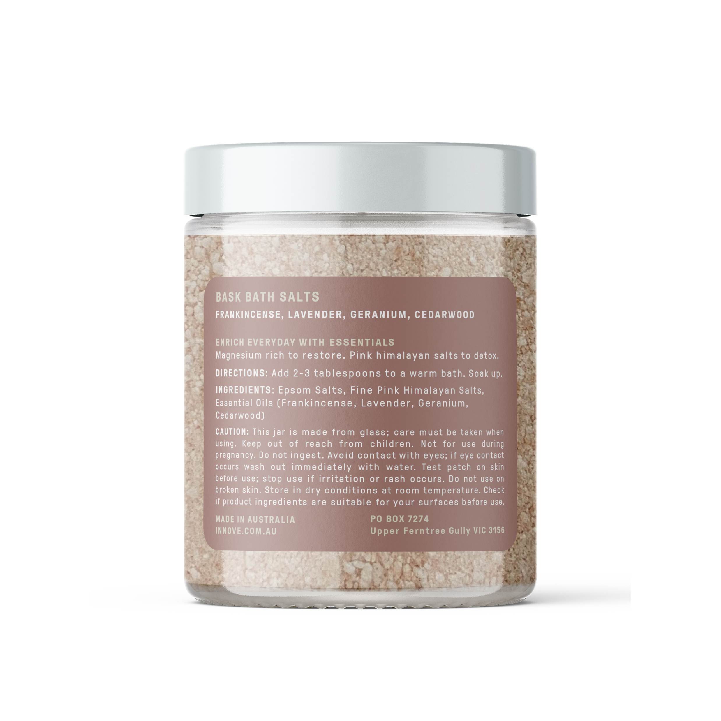 Bask Essential Oil Bath Salts 250g