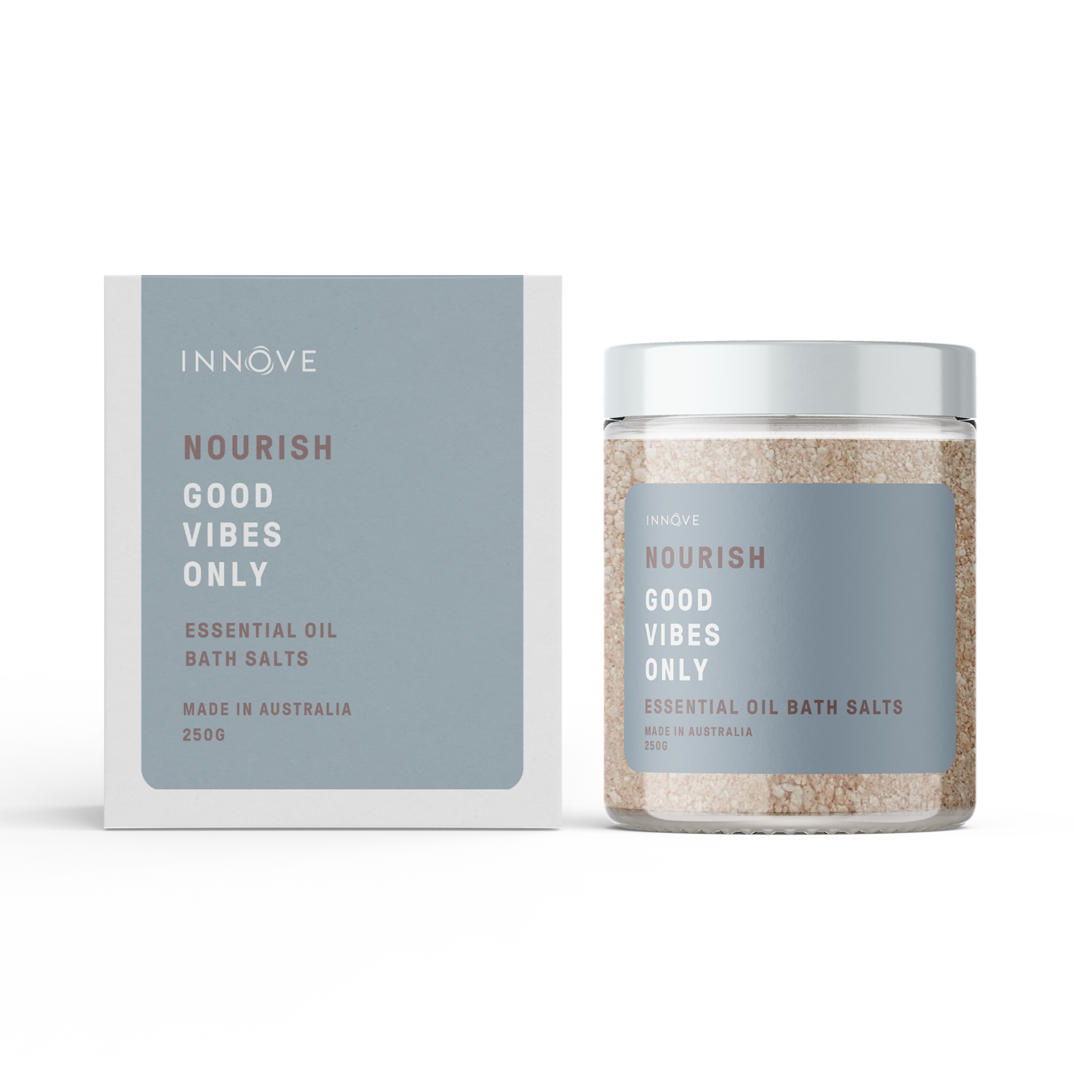 Nourish Essential Oil Bath Salts 250g