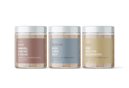 Nourish Essential Oil Bath Salts 250g