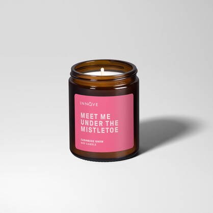 Meet Me Under The Mistletoe Candle - Cashmere Snow Fragrance