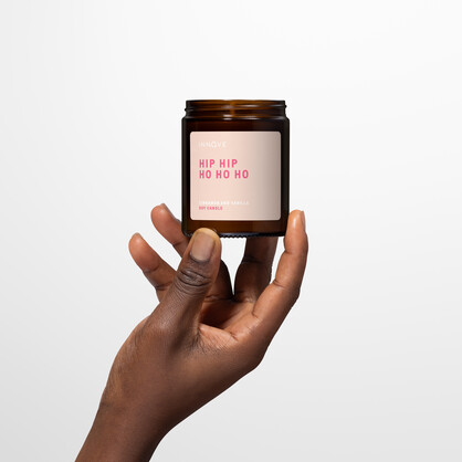 Hip Hip Ho Ho Ho Candle - Cinnamon and Vanilla Fragrance