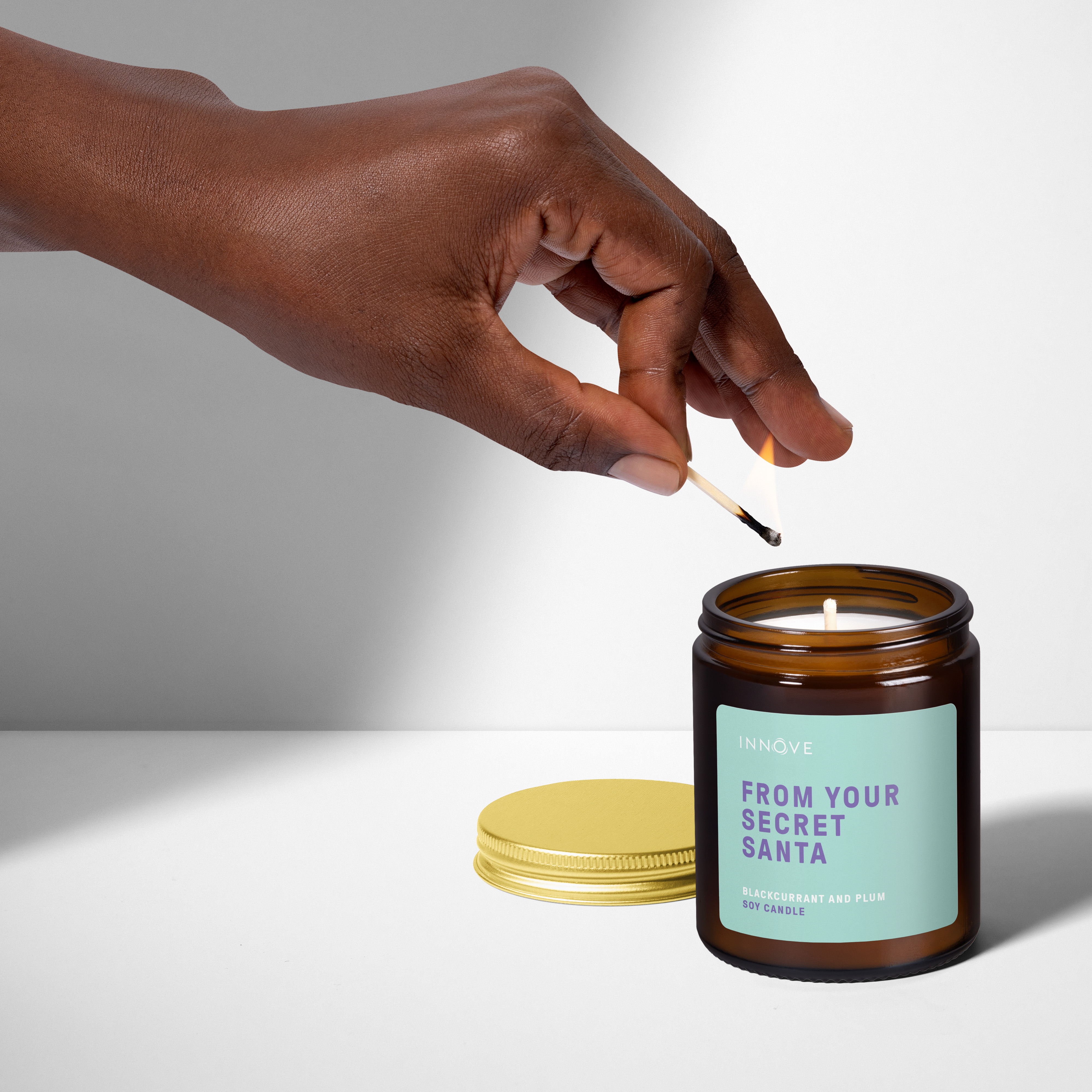 From Your Secret Santa Candle -Blackcurrant & Plum Fragrance