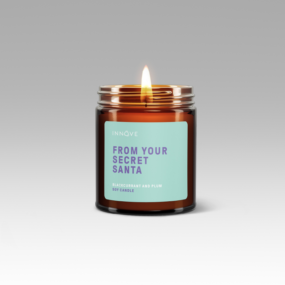 From Your Secret Santa Candle -Blackcurrant & Plum Fragrance