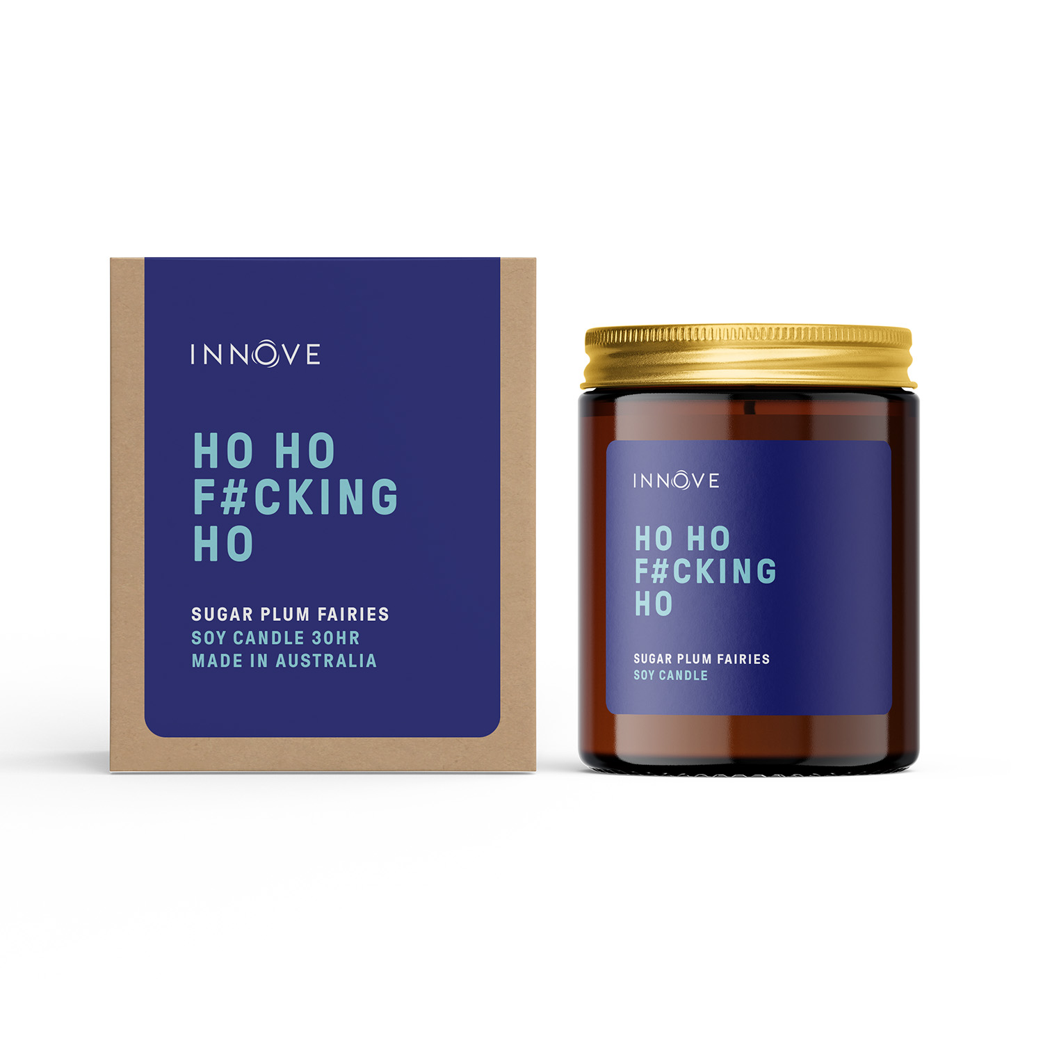 Ho Ho F#cking Ho Candle - Sugar Plum Fairies Fragrance