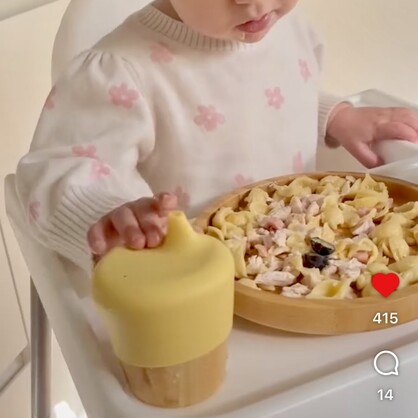 Bamboo Sippy Cup - Yellow