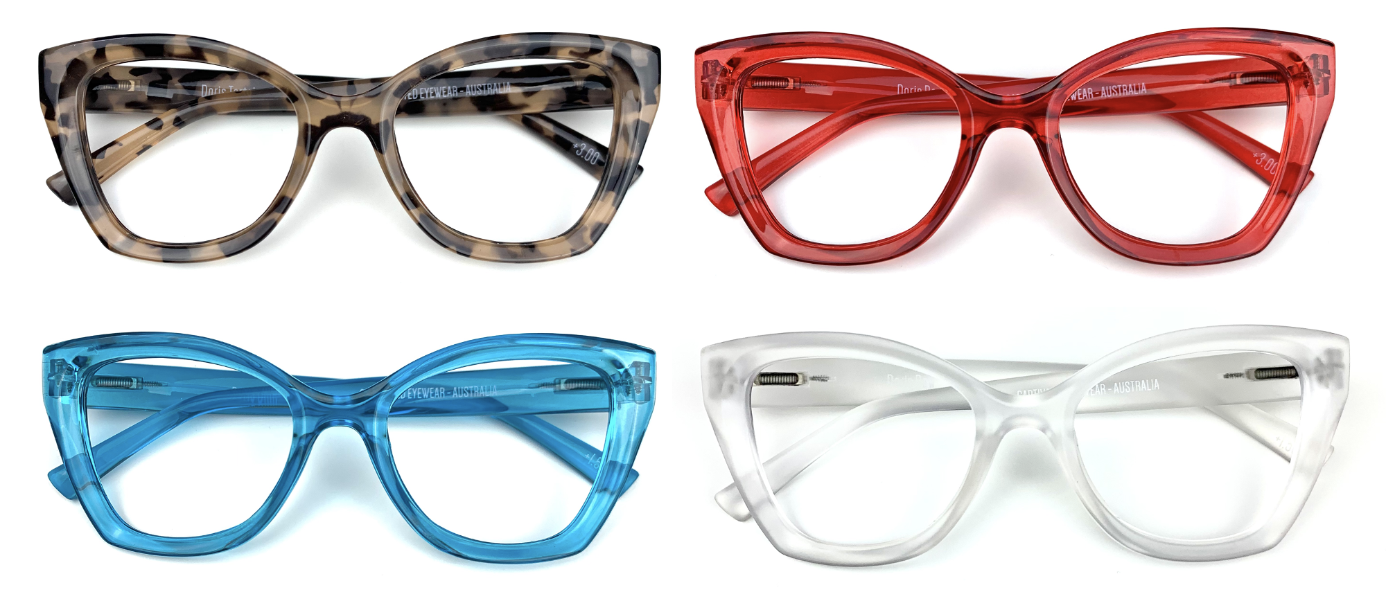 Wholesale CAPTIVATED EYEWEAR Doris Blue Light Reading Glasses