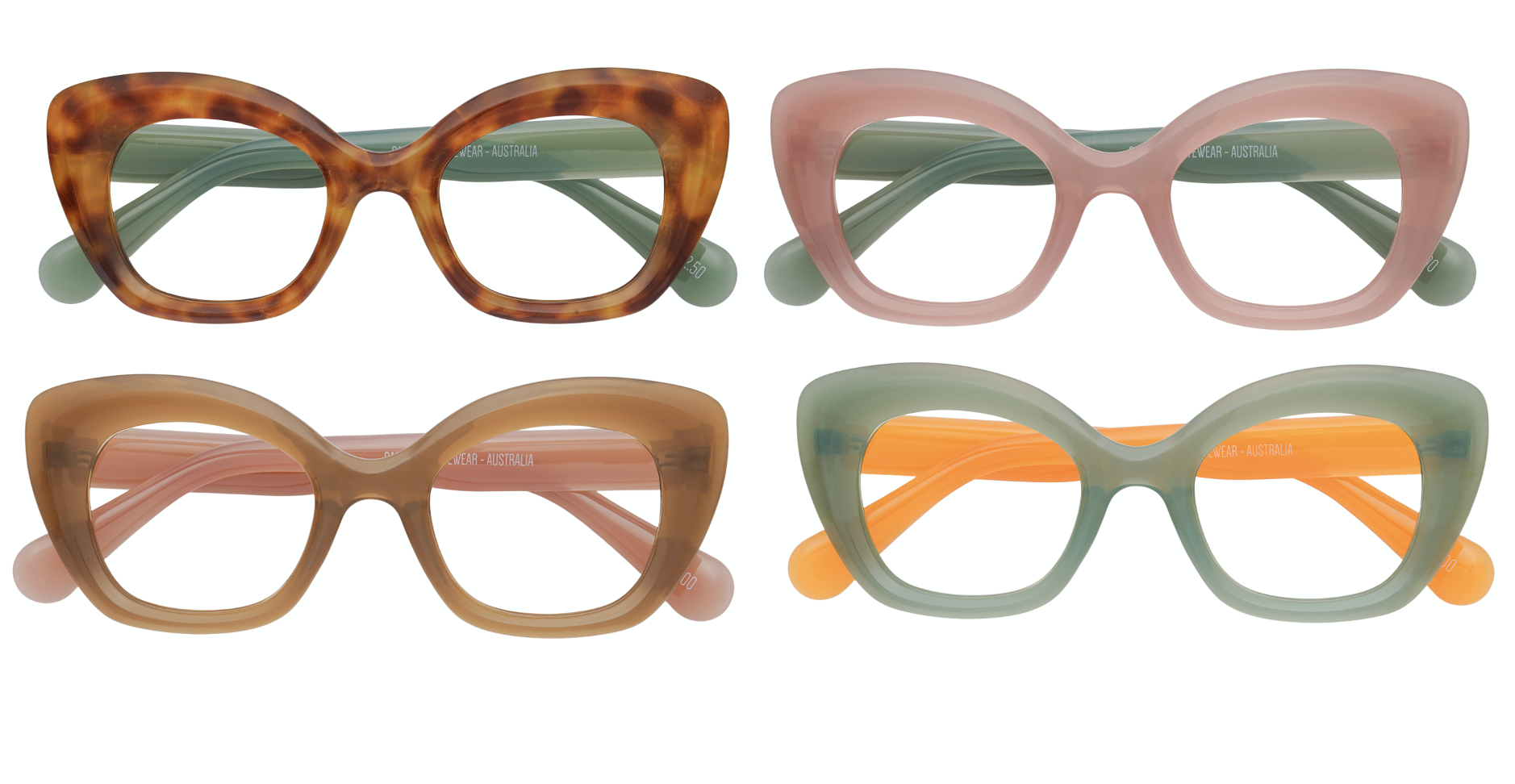 CAPTIVATED EYEWEAR Signature - Stella Blue Light Reading Glasses