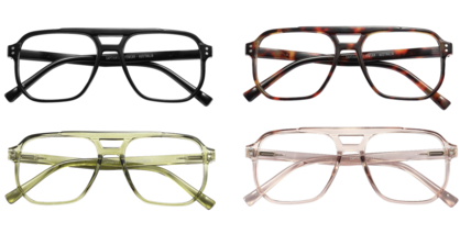 CAPTIVATED EYEWEAR Signature - Jordan Blue Light Reading Glasses
