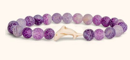 FAHLO ODYSEEY DOLPHIN CORAL REEF VIOLET