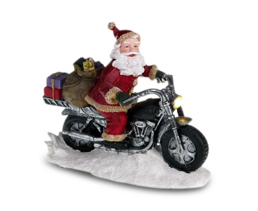 Santa Motorcycle LED w music