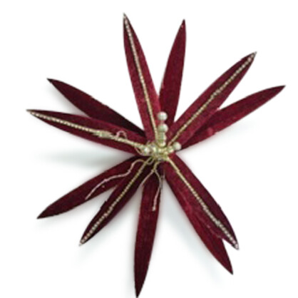 POINSETTIA BURGUNDY