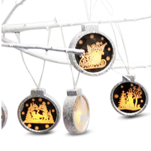String Lights 10 x Baubles